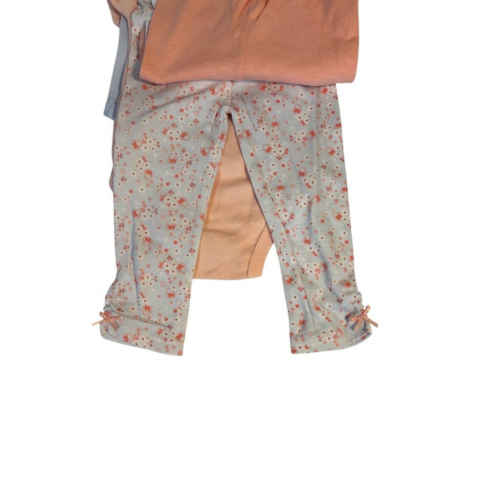 Disney Baby Minnie Mouse 5-Piece Baby Girl Outfit Set Bodysuits/Pants Size 18M - Picture 8 of 9